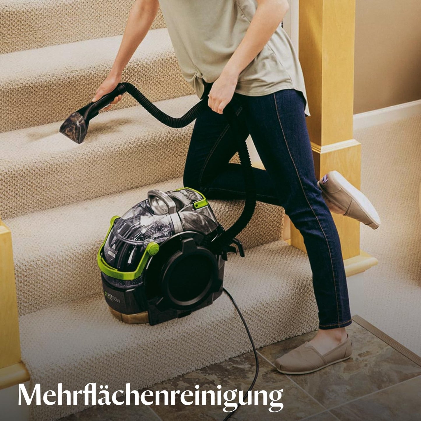 BISSELL SpotClean Pet Pro 15585, Polster- & Teppichreiniger, Waschsauger für Haustiere, Auto & mehr, 750W Motor, Fleckenentferner