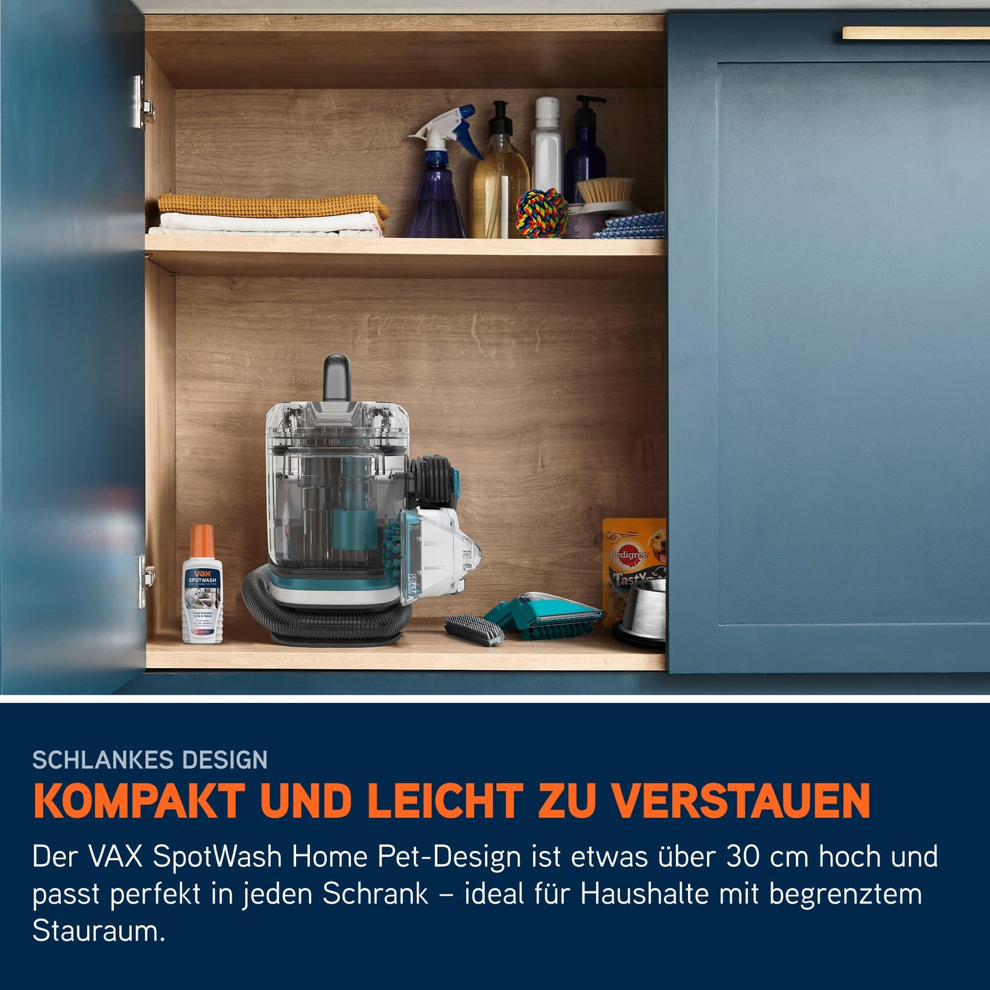 Vax SpotWash Home Duo Pet-Edition, Teppich- & Polsterreiniger mit SpinScrub, Tiefenreinigung, schnelltrocknend, starke Haustier-Reinigung