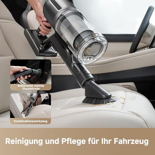 dreame Z40 Station Nass Trockensauger– Kabelloser Stielstaubsauger mit automatischer Leerung, Reinigungsstation, Multi-Bürste mit Stauboffenlegung, 310 AW Saugkraft, 160 Min. Reinigungsdauer