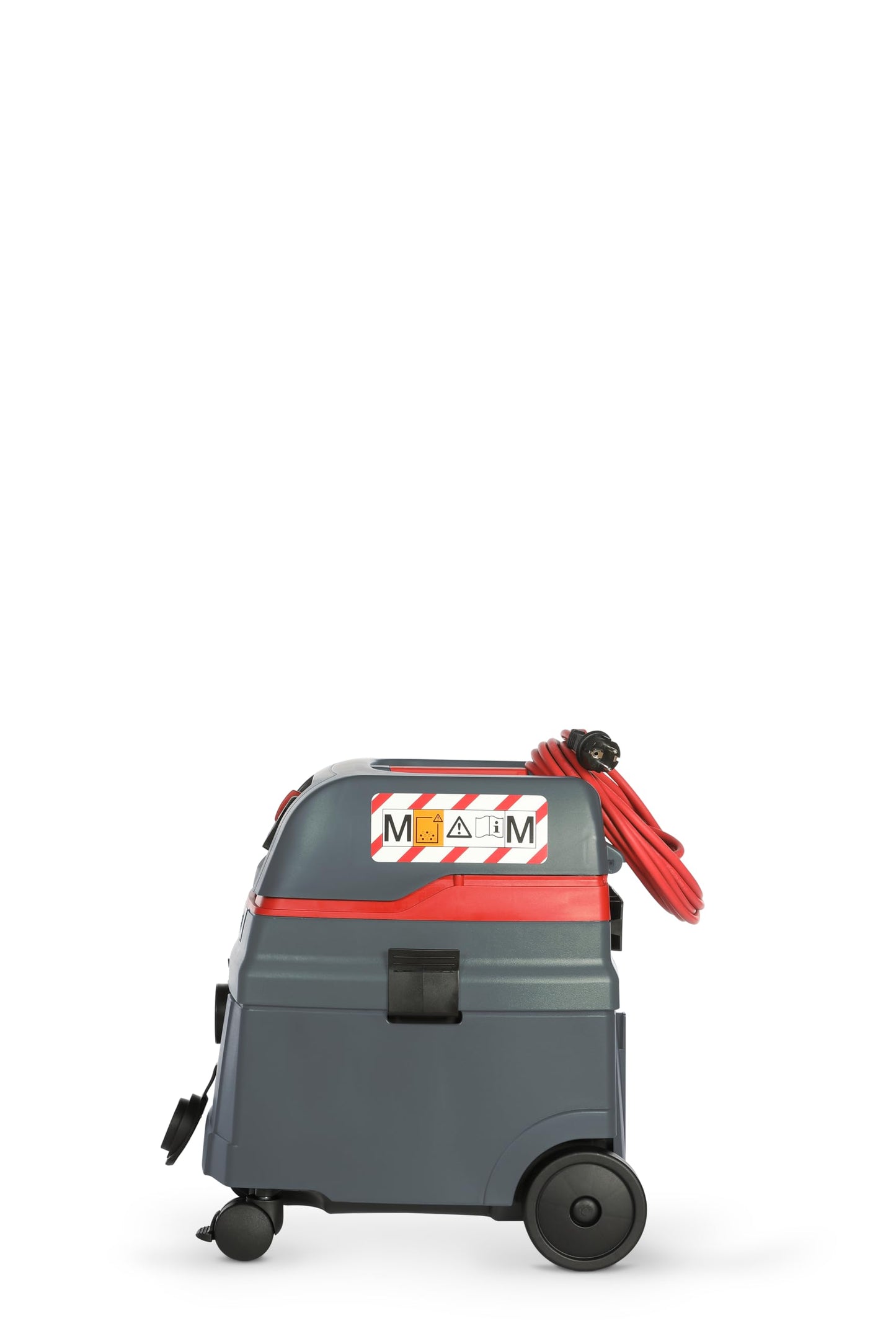 Starmix ISC M-1625 Safe – Industriesauger Staubklasse M mit Gerätesteckdose & automatischer Filterreinigung – Nass-/Trockensauger für Baustelle & Werkstatt, 1600 W Leistung, 25 L, inkl. 5m Schlauch