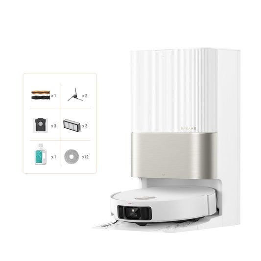 dreame X50 Ultra Complete Saugroboter mit Wischfunktion, 20.000 Pa, 6 cm Hindernisfreiheit, KI-Hindernisvermeidung & 360° Navigation