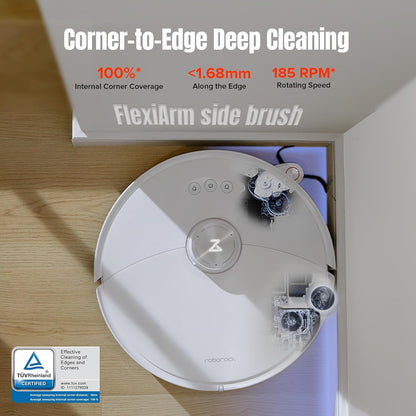 Roborock S8 MaxV Ultra Staubsauger Kombi/60W/2.77Liter/180min/weiß