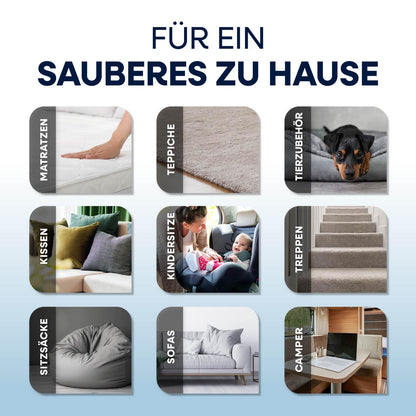 CLEANmaxx Polster- & Teppichreiniger Pro Power 3in1, Waschsauger & Spot Cleaner zur Nassreinigung, ideal für Auto, Sofa & Teppiche