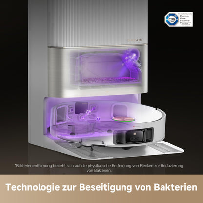 dreame X50 Ultra Complete Saugroboter mit Wischfunktion, 20.000 Pa, 6 cm Hindernisfreiheit, KI-Hindernisvermeidung & 360° Navigation