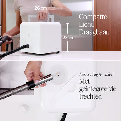 Dupray Neat Dampfreiniger, leistungsstarker Multifunktionsreiniger für Böden, Fliesen, Möbel, Matratzen, Auto & mehr, inkl. 17 Zubehörteile