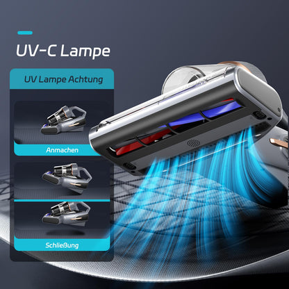 Jimmy BX7 Pro Max Milbensauger 700W, Matratzensauger mit UV-C, 65 °C Heißluft & Graphen-Heizung, Staubsensor, Ionenfunktion, LED-Display