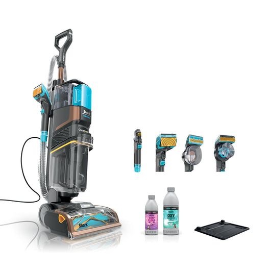 Shark CarpetXpert EX301 HairPro mit StainStriker, aufrechter Teppich- & Polsterreiniger, Flecken- & Geruchsentferner, Teppich-Shampooer