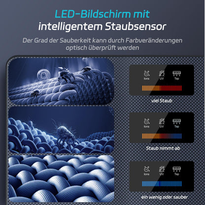 Jimmy BX7 Pro Max Milbensauger 700W, Matratzensauger mit UV-C, 65 °C Heißluft & Graphen-Heizung, Staubsensor, Ionenfunktion, LED-Display