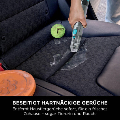 Shark StainStriker HairPro Pet Reiniger, 450W Saugkraft, Anti-Clog Tierhaarextraktor, tragbar, 4 Aufsätze & 2 Reinigungsmittel