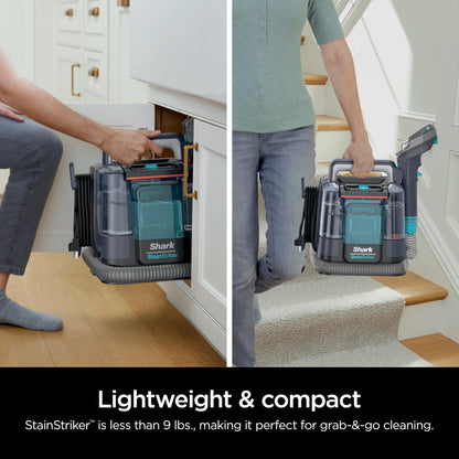 Shark StainStriker PX225BRN tragbarer Teppich- & Polsterreiniger, XL-Werkzeug, selbstreinigend, ideal fürs Auto, inkl. 3 Tools