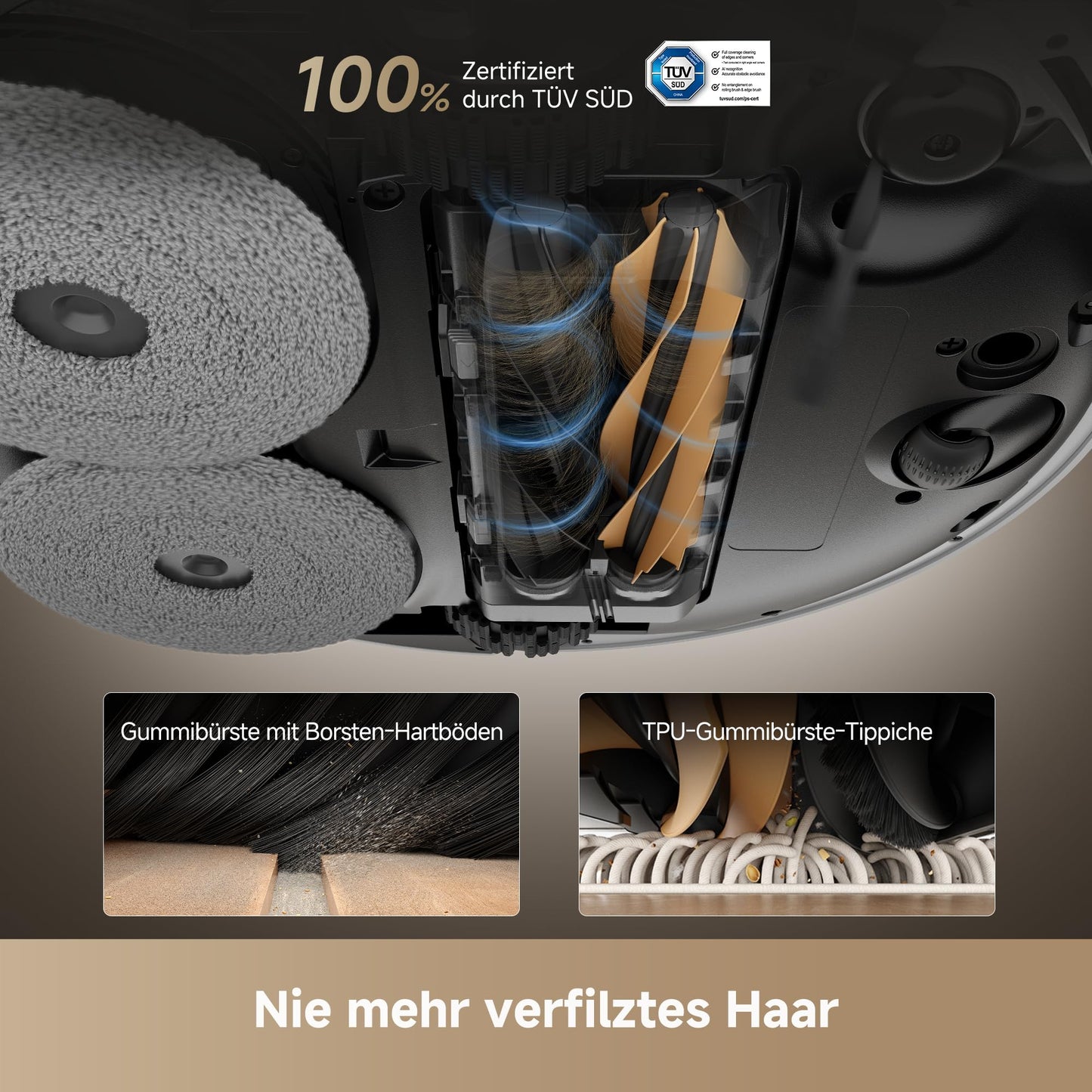 dreame X50 Ultra Complete Saugroboter mit Wischfunktion, 20.000 Pa, 6 cm Hindernisfreiheit, KI-Hindernisvermeidung & 360° Navigation