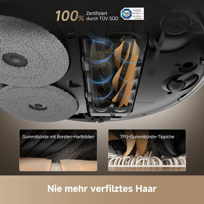 dreame X50 Ultra Complete Saugroboter mit Wischfunktion, 20.000 Pa, 6 cm Hindernisfreiheit, KI-Hindernisvermeidung & 360° Navigation