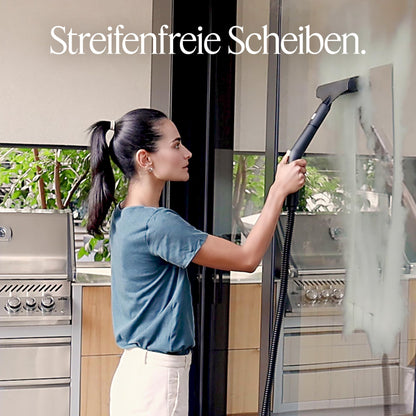 Dupray Neat Dampfreiniger, leistungsstarker Multifunktionsreiniger für Böden, Fliesen, Möbel, Matratzen, Auto & mehr, inkl. 17 Zubehörteile