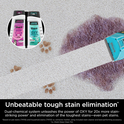 Shark CarpetXpert EX301 HairPro mit StainStriker, aufrechter Teppich- & Polsterreiniger, Flecken- & Geruchsentferner, Teppich-Shampooer